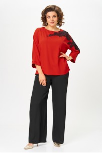 RUMODA 2278 красный_черный дл.р. RUMODA 2278 красный_черный дл.р.