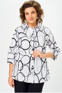 БелЭльСтиль 877 бело-черный