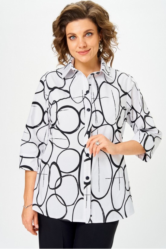 БелЭльСтиль 877 бело-черный