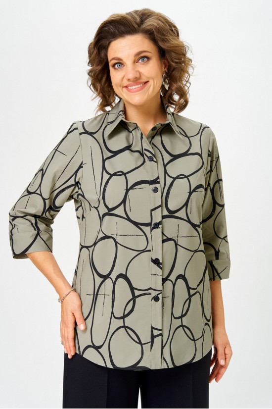 БелЭльСтиль 877 олива-черный