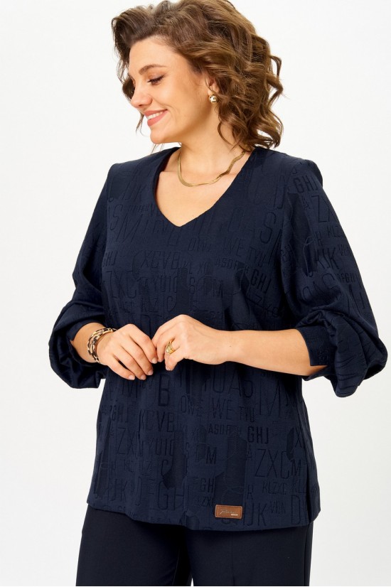 БелЭльСтиль 879 синий принт