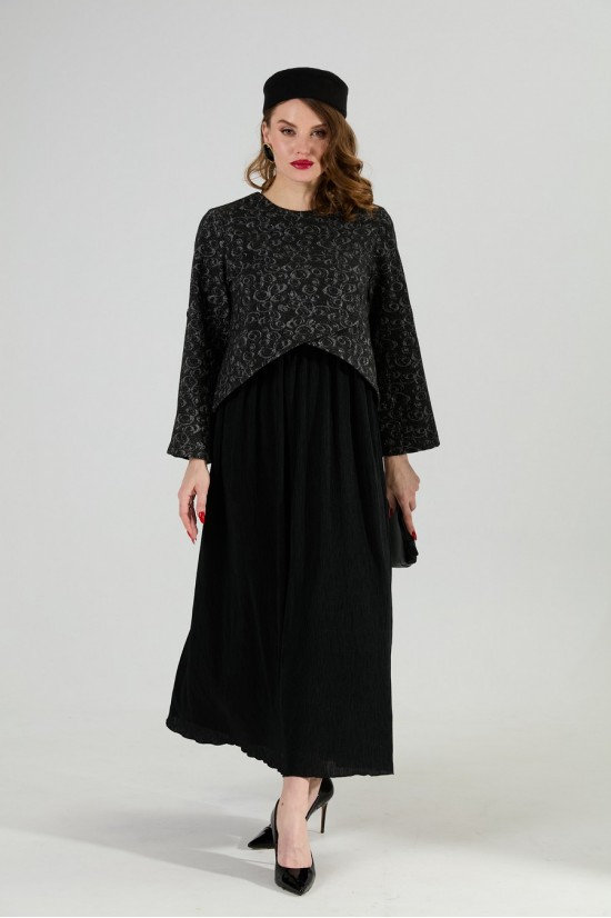 NIKVA 740-22 графитовая абстракция и чёрный