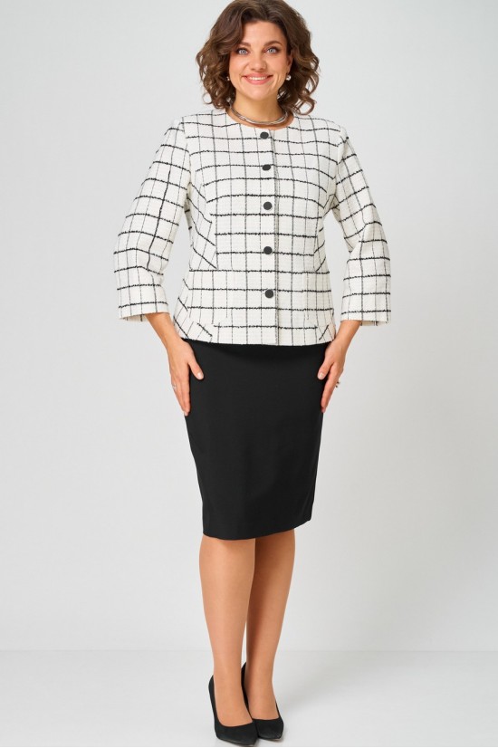 БелЭльСтиль 861+557 бело-черный