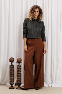 Gizart 5436 тигровый замша, коричневый