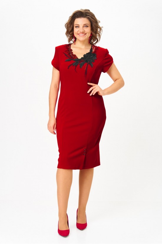 Solomeya Lux 973Е вишневый светлый с черным