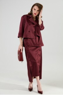 NIKVA 972-5 бургунди в полоску NIKVA 972-5 бургунди в полоску