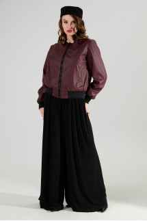 NIKVA 1011-1 бордо и чёрный NIKVA 1011-1 бордо и чёрный