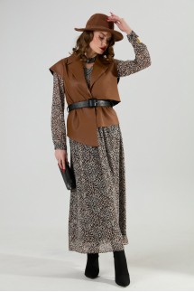 NIKVA 1020-2 коричневый мультиколор и шоколад