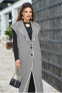 Vittoria Queen 27173ж черный, молоко полоска