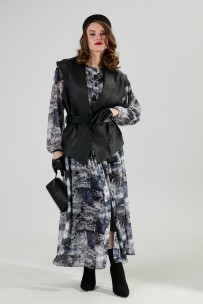 NIKVA 1024-1 чёрный и серая абстракция