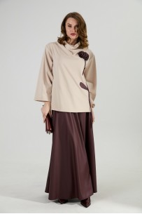 NIKVA 952-5 капучино и бордо NIKVA 952-5 капучино и бордо