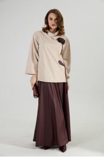 NIKVA 952-5 капучино и бордо