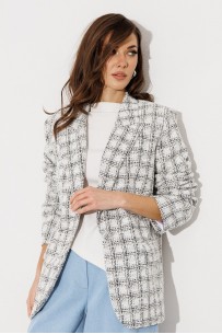 BUTER 3210 бело-серая клетка