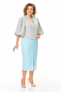 VI ORO 1248 голубой-однотон