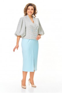 VI ORO 1248 голубой-однотон