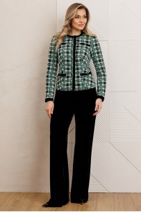 Мода Юрс 25-2950 черный_зеленый Мода Юрс 25-2950 черный_зеленый