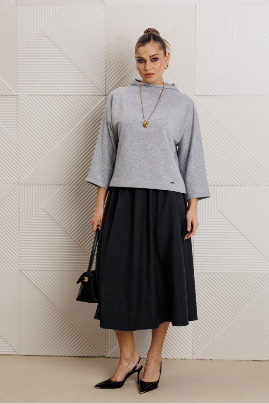 Anastasia 1319 серый меланж/графит