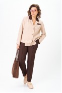 Vilena fashion 1144 беж+шоколад