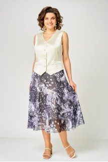 Anastasia Mak 1251-с молочный+мультиколор