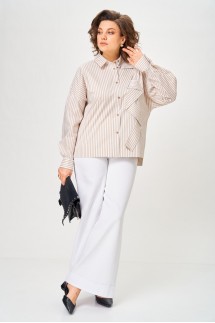 Michel chic 798 полоска бежевая