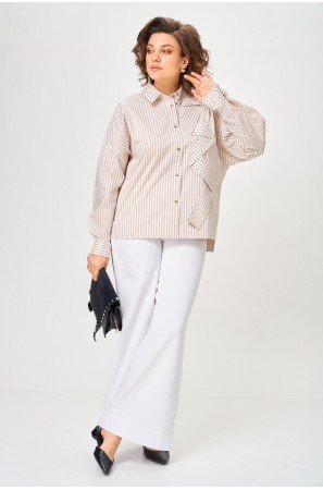 Michel chic 798 полоска бежевая Michel chic 798 полоска бежевая