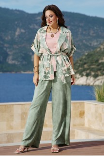 Vittoria Queen 27913 зеленый меланж, принт Vittoria Queen 27913 зеленый меланж, принт