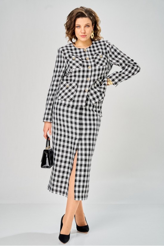 ANDINA CITY 9093-26 чёрный/белый