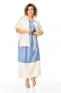 VI ORO 1256 голубой+молоко