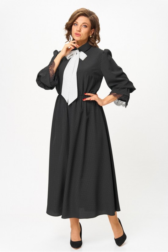 ANDINA CITY 8039-25 черный в горох