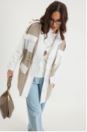 Магия моды 2692 белый+беж+ голубой