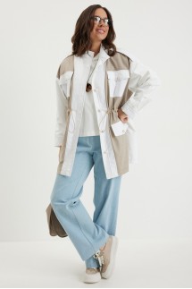 Магия моды 2692 белый+беж+ голубой