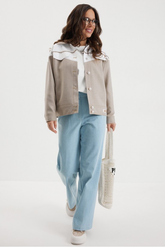 Магия моды 2691 беж+белый+ голубой