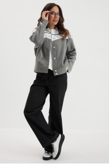 Магия моды 2691 белый+серый, серо-черный