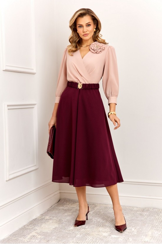 Agatti 6001 бежево-винный