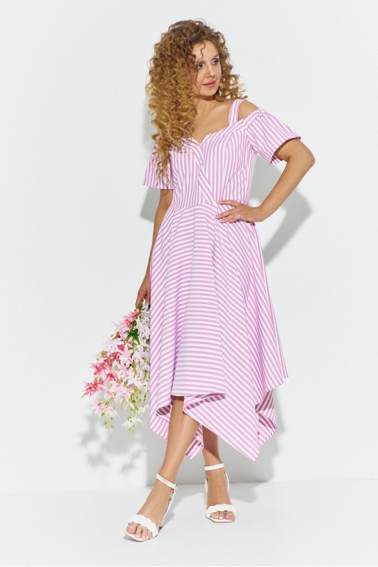 Euromoda 704 розовая полоса