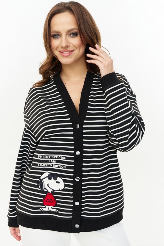 AVE RARA 2263 черно-белая полоска