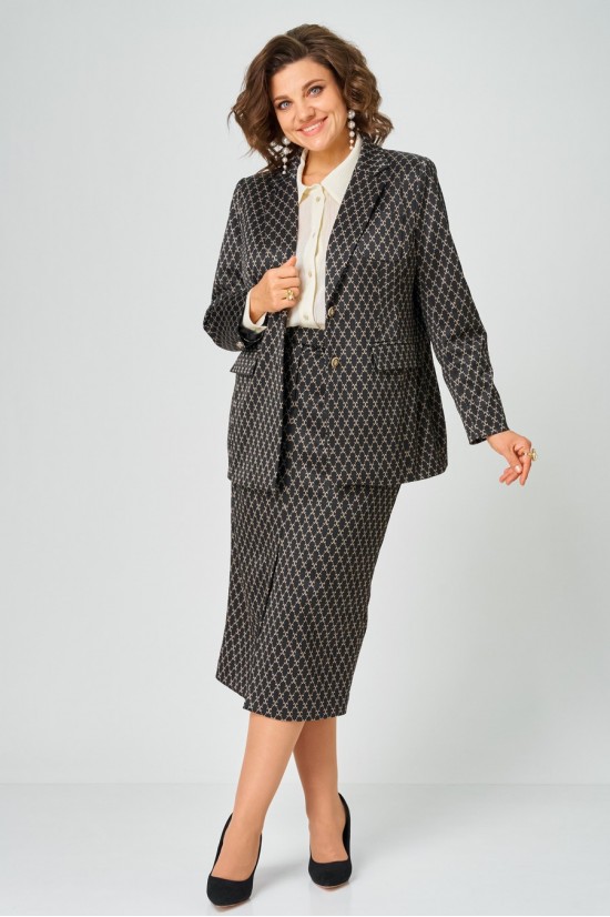 ANDINA CITY 9085-1-26 чёрный с бежевым