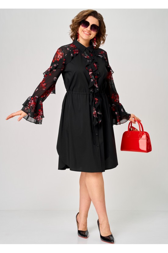 EVA GRANT 7229  черный+принт