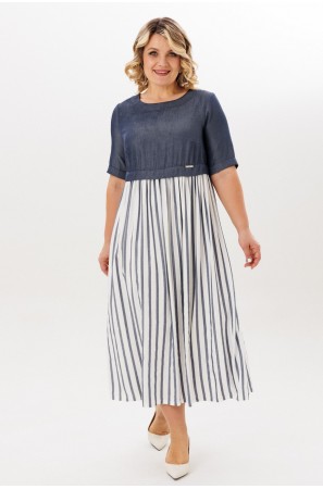 Michel chic 2197 деним, полоска