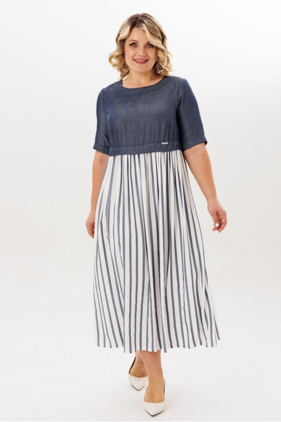 Michel chic 2197 деним, полоска