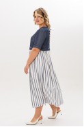 Michel chic 2197 деним, полоска