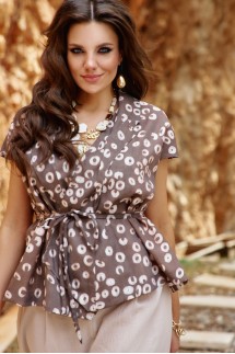 Vittoria Queen 28123ж коричневый, принт Vittoria Queen 28123ж коричневый, принт