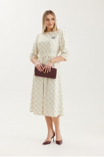 Elady 4712 молочный, в клетку