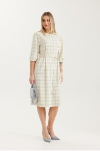 Elady 4709 молочный, в клетку