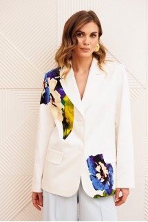 Gizart 15377 молочный с цветком