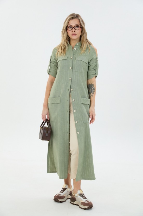 LM.Wear 8032 зеленая  полоска