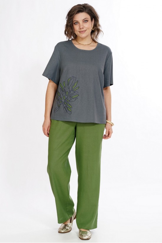 Alani Collection 2522 серый+зеленый