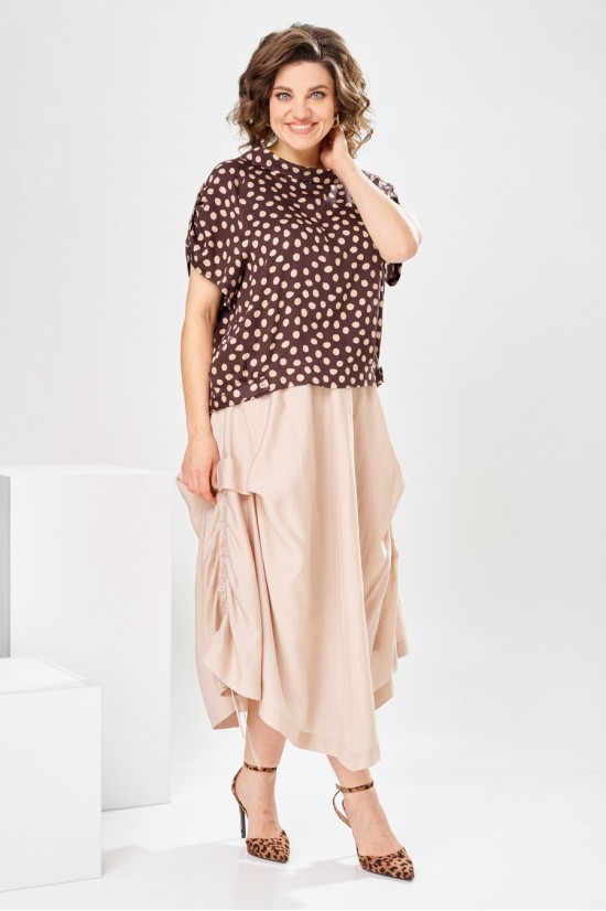 Romanovich Style 2-2916 горох/бежевый