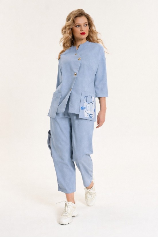 Anastasia 1202 серо-голубой