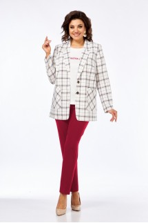 Милора-стиль 1198/1 клетка+красный